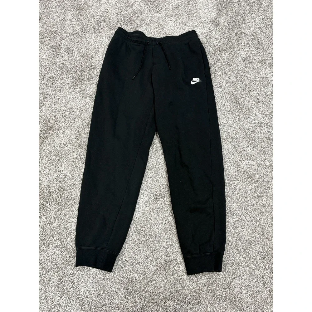 Nike Sportswear Club Fleece Joggers Mens Medium Black Sweatpants BV4095-010